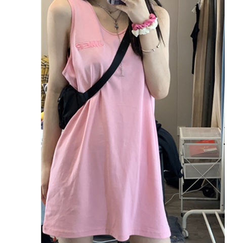 Đầm Ngủ Không Tay Màu Trơn Thời Trang Nữ Tính | BigBuy360 - bigbuy360.vn