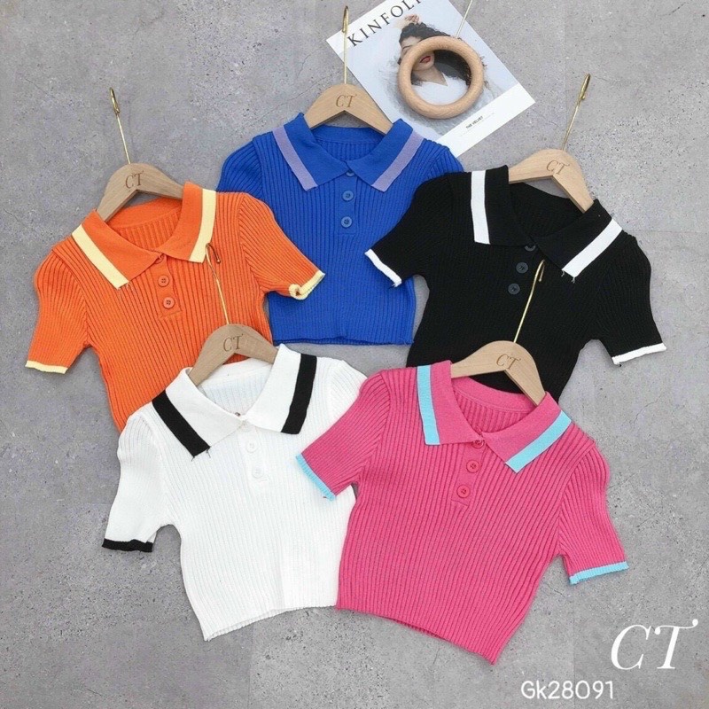 [ÁO CROPTOP] Áo Len Nữ Mỏng Dệt Kim Motoghi DÁNG Croptop_ Cổ Đức Viền Đi Làm Cực Tây