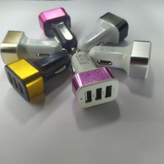 Tẩu sạc ô tô 3 cổng usb