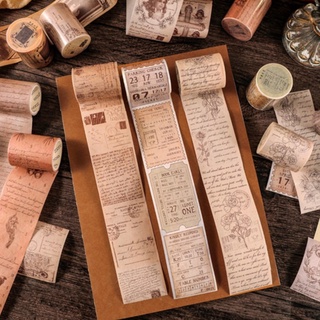 cuôn băng dán washi tape vintage