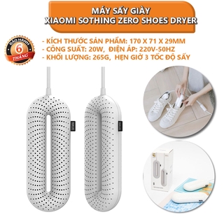 Máy sấy giày Xiaomi Sothing Zero Shoes Dryer có hẹn giờ - Bảo hành 1 tháng