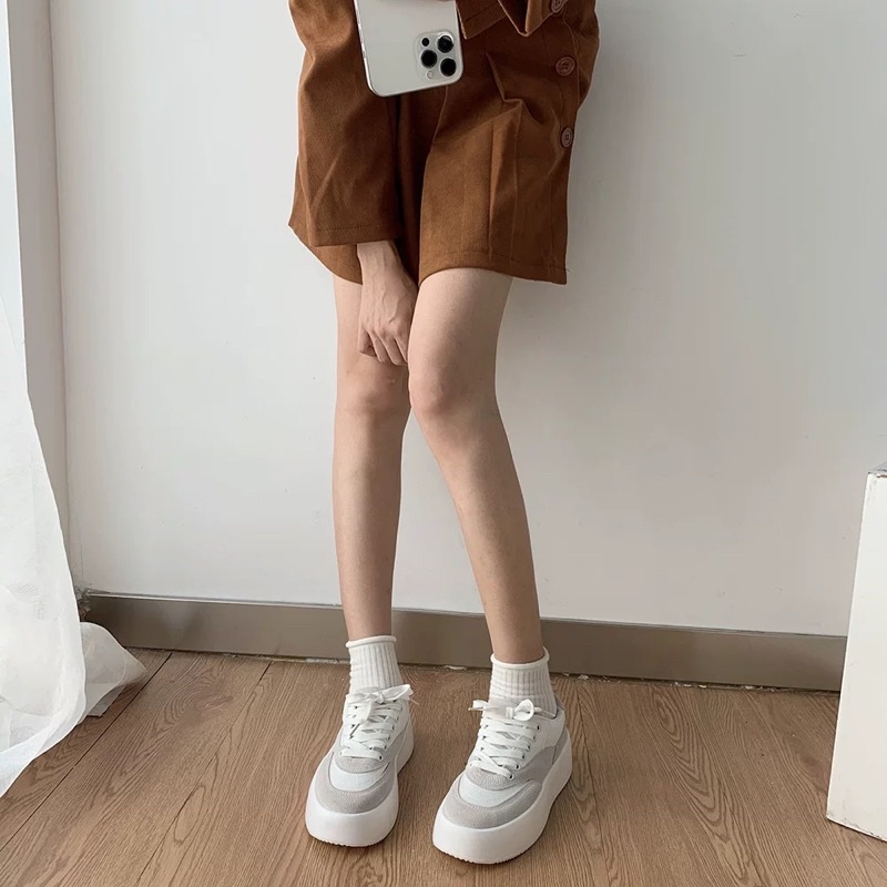 GIÀY SNEAKER RO.SÉ  ĐẾ RĂNG CƯA 5CM