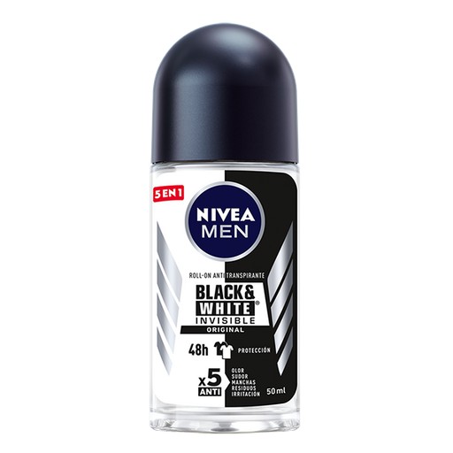 Lăn Khử Mùi nam Nivea Men Invisible Black & White 5in1 50ml Original | Fresh | Ultimate Impact Giảm Ố Vàng Áo