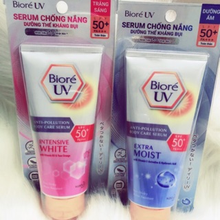 Serum chống nắng dưỡng thể kháng bụi Bioré UV, SPF 50+,PA+++