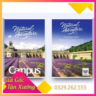 (Siêu Sale)  Set 10 Vở Campus 200 trang có chấm hàng cao cấp