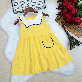 Đầm 2 tầng form baby doll cho bé gái 2-7 tuổi