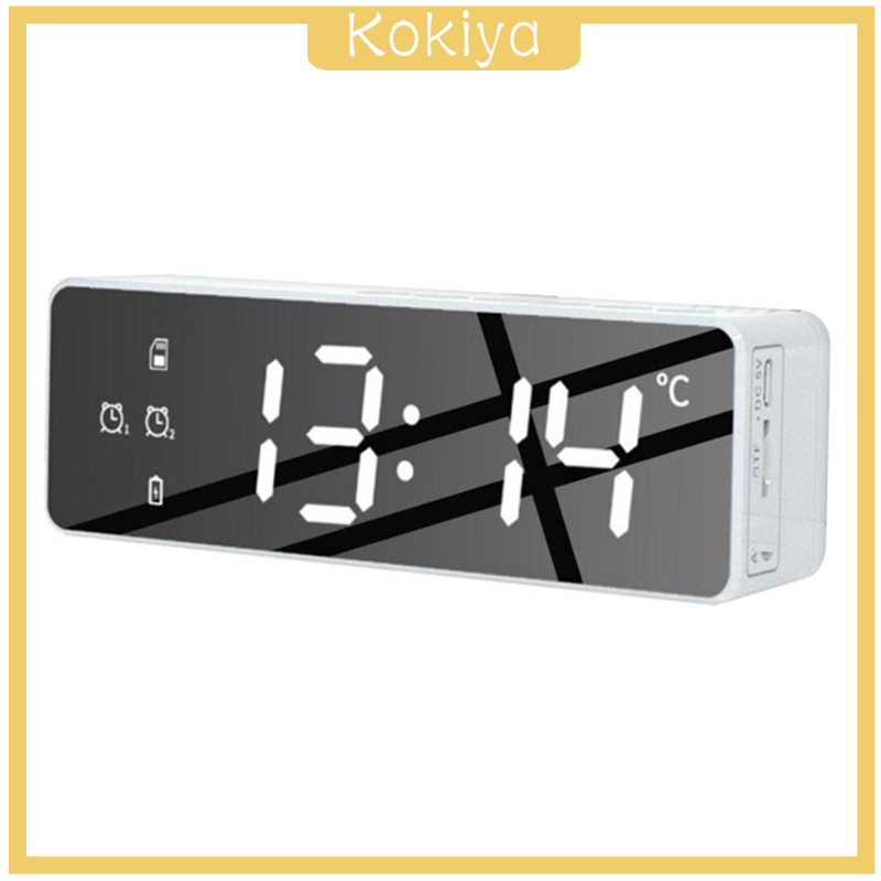 [KOKIYA]Bluetooth Speaker Large Display with Timer USB TF Card Desktop Bedside