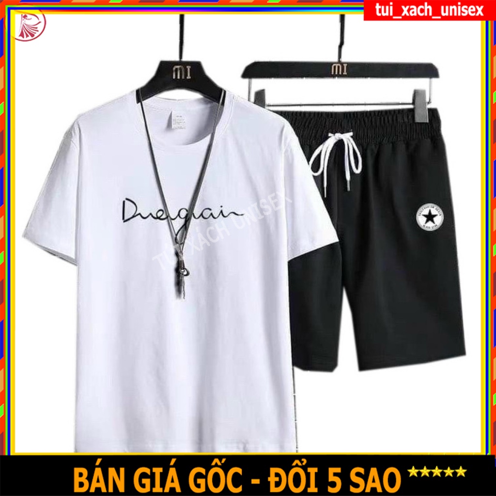 ❤️ GIÁ SỈ ❤️ Đồ bộ thể thao nam nữ mặc nhà chữ Surprise quần áo thể thao tập gym gồm áo thun, quần đùi thời trang