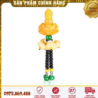 {Hàng chính hãng} Khánh Phật Ngự Đài Sen Treo Ô Tô , Xe Tải , Xe Khách Cầu Bình An , May Mắn