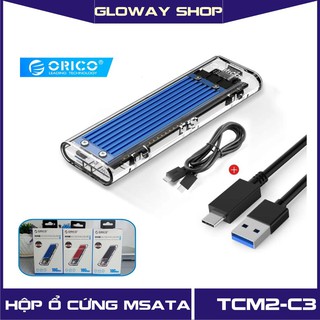 Box ổ cứng di động ORICO TCM2-C3 NVME M.2 SSD cổng USB 3.1 trong suốt!