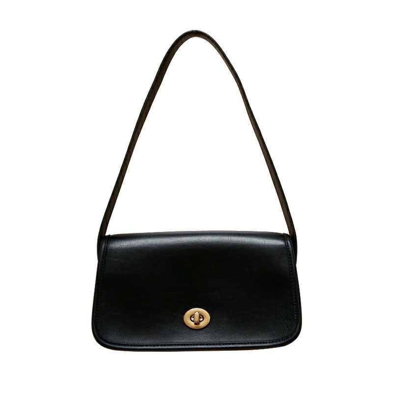 Túi Xách Đeo Vai Màu Sắc Đơn Giản Phong Cách retro Dành Cho Nữ