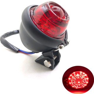 1 Chiếc Vintage Đa Năng Xe Máy Phía Sau Đèn LED Nhôm Xe Máy Đuôi Phanh Chỉ Báo Cho Cafe Racer Honda Yamaha Ducati