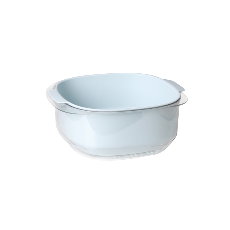 Rổ rửa rau củ quả để ráo nước SWEEJAR bằng nhựa PP hai lớp cho nhà bếp
