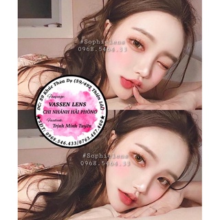 Lens Honey brown full cận 0-6 độ