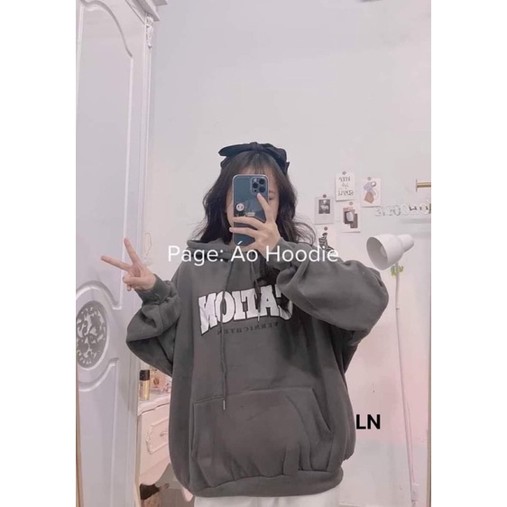 Áo hoodie nỉ cotton CATION LN12