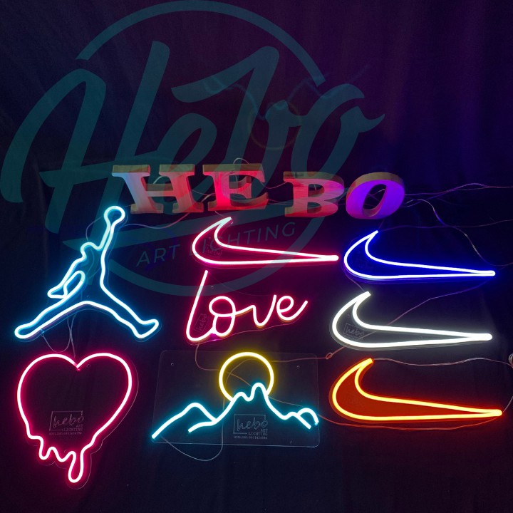 Đèn Trang Trí LED Neon Sign nhiều mẫu, Decor Phòng Ngủ