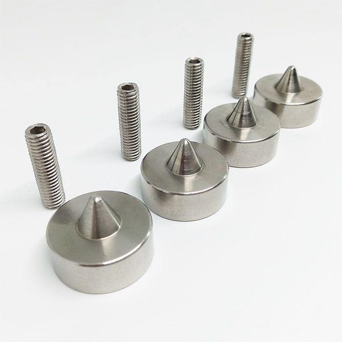 Chân inox 304 thay thế trang trí chân loa âm ly mã sp I3.0