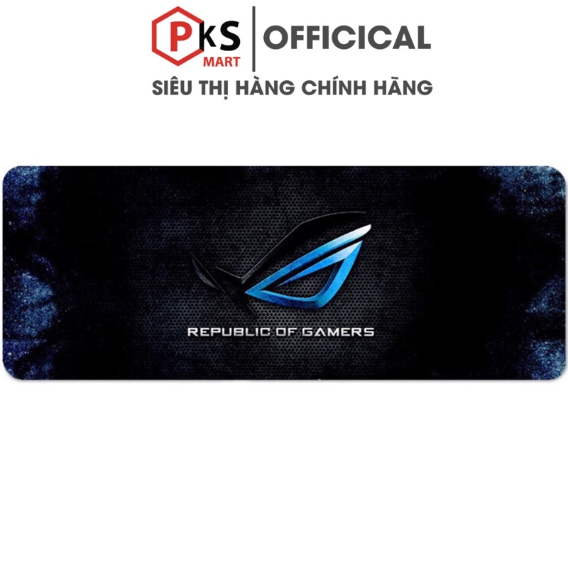 Lót Chuột, Pad Chuột Cỡ Lớn, Nhỏ 80x30x2mm, 210x260x2mm ASUS - ROG Bo Viền Chắc Chắn Đế Cao Su - PKSMART