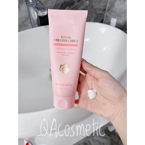 [Xả kho Date 2025] Sữa rửa mặt Rose de Seoul 150g