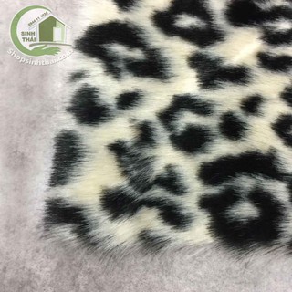 Thảm lông xù da báo 1,6m x 2m
