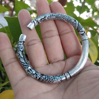 Vòng đeo tay hợp kim khắc rồng - t0204