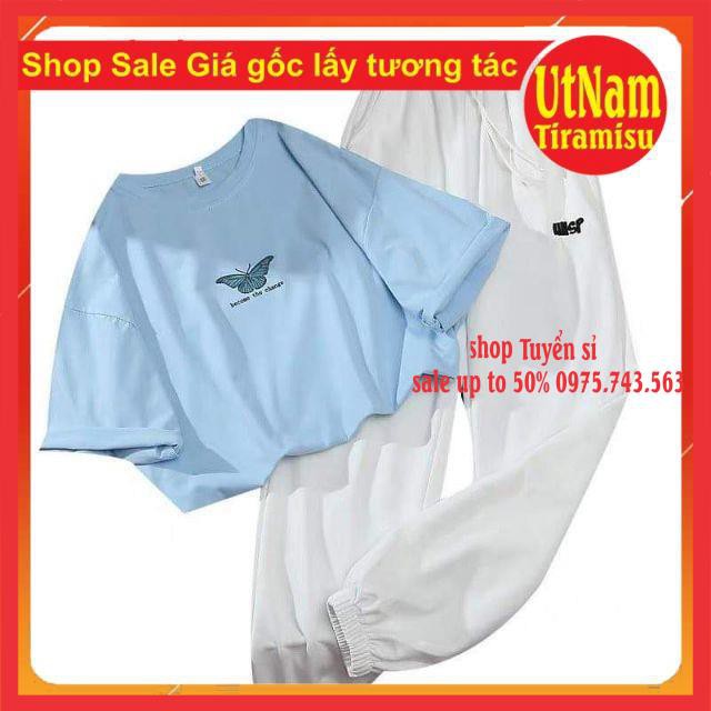 [ Mã FAMAYWA2 giảm 10K đơn 50K] Sét áo phông Bướm + quần unsp | BigBuy360 - bigbuy360.vn