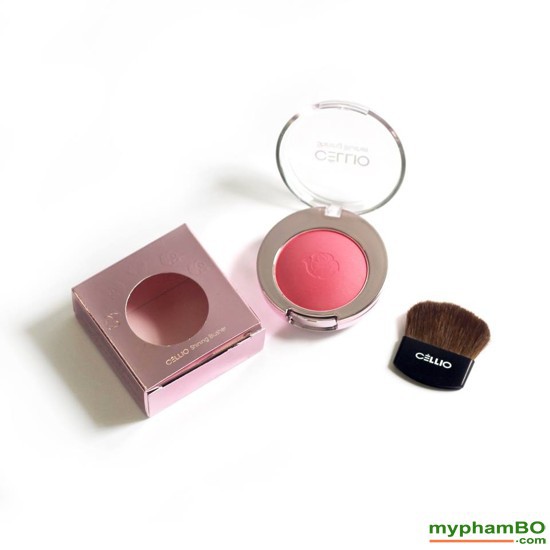 Phấn Má Hồng Cellio Chính Hãng - Hàn Quốc - Phấn Má Ngọc Trai Cellio Shining Blusher