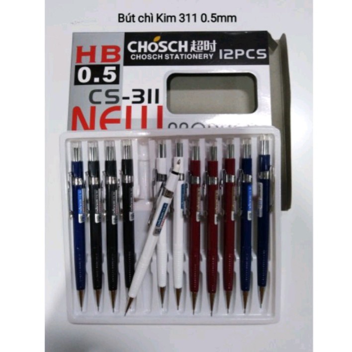 Bút chì kim 2B-0.5mm CHOSCH -CS311 bút chì bấm kim loại chắc chắn hàng đẹp ANKICO