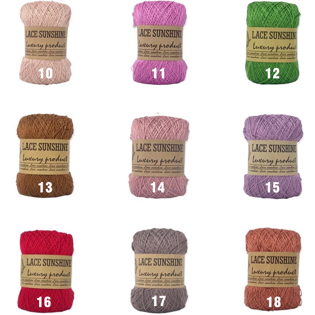 Lace sunshine, trơn se 4 sợi