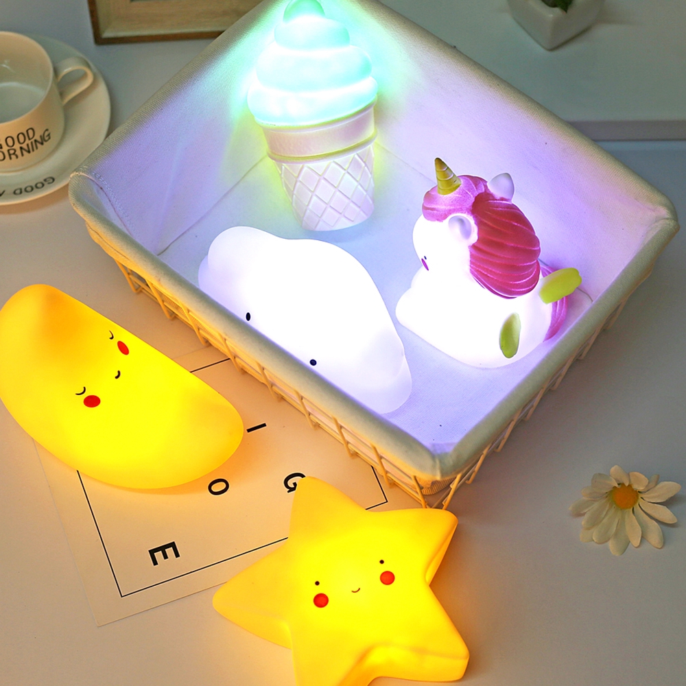 [DS] Đèn Led Trang Trí Hình Ngựa Một Sừng Dễ Thương