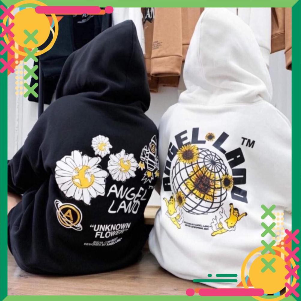 [Free Vận Chuyển] Áo Khoác Nỉ Ngoại Angel Land Bông Cúc Unisex Dáng Rộng Siêu Hot .AJ | BigBuy360 - bigbuy360.vn