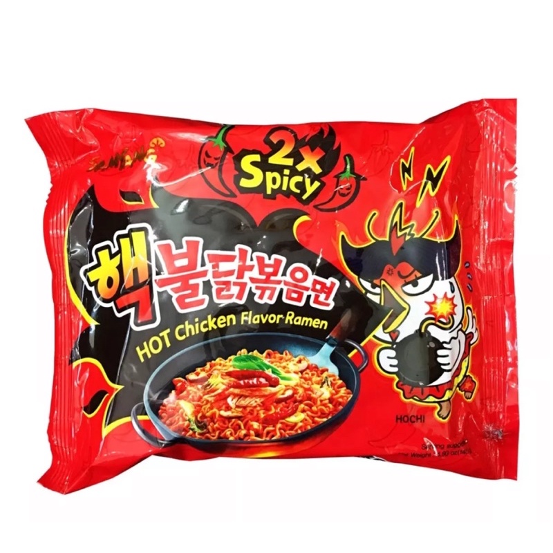 MÌ CAY 2X SPICY SAMYANG HÀN QUỐC 140G/ MÌ GÀ SIÊU CAY/ MÌ TRỘN CAY HÀN QUỐC