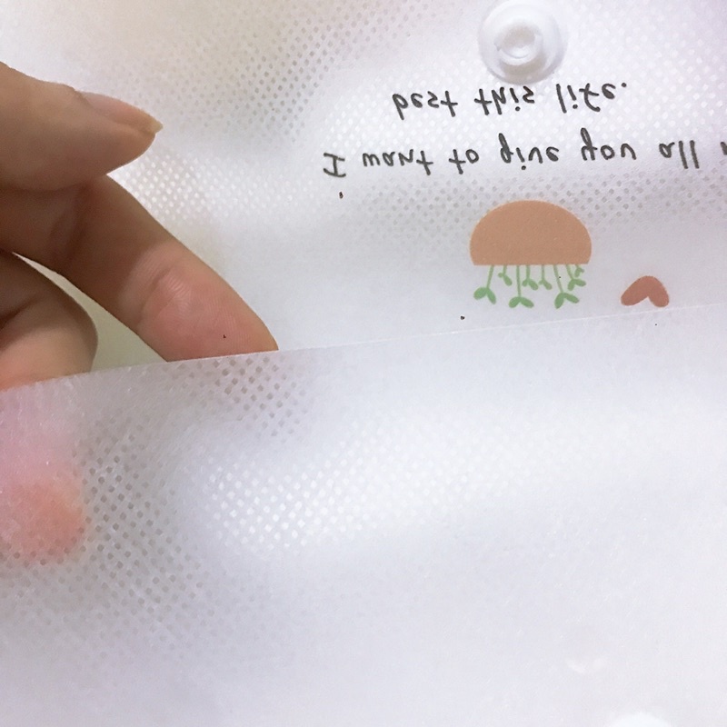 Túi clear Đựng Tài Liệu Cỡ A4 Họa Tiết Hoạt Hình Đáng Yêu, xinh xắn chống nước mịn đẹp