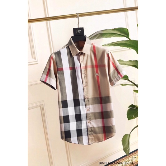 Áo sơ nam tay ngắn BURBERRY BBR thời trang cao cấp !
