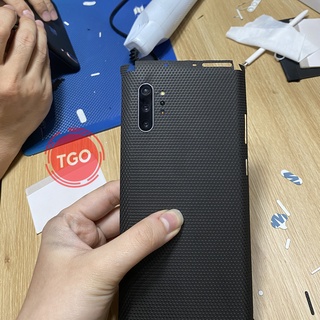 Miếng dán Skin 3M Matrix Black Samsung Note 10 / Note 10 Plus / Note 10 Lite full máy
