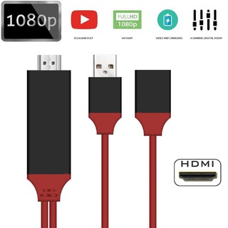 Cáp chuyển tín hiệu Lightning To HDMI Kết nối sang tivi, TV, máy chiếu HDTV Cable Plug and Play