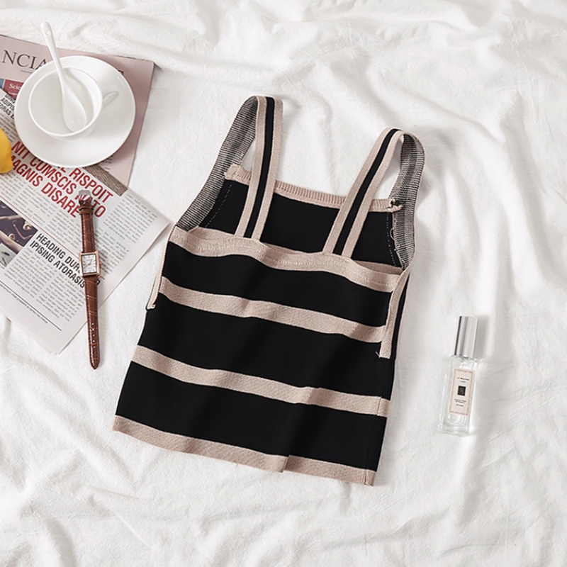 Áo Nữ Không Tay Kẻ Sọc Thời Trang | BigBuy360 - bigbuy360.vn