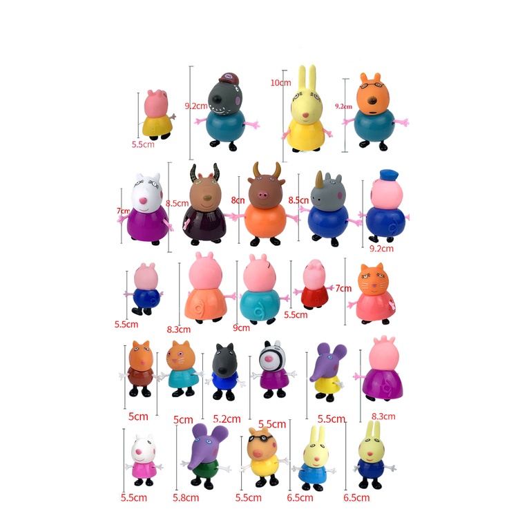 Bộ Đồ Chơi Ngôi Nhà Chú Heo Peppa Xinh Xắn Đáng Yêu Cho Bé