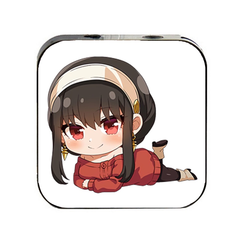 Máy nghe nhạc mp3 in hình  SPY x Family ver nằm anime chibi dễ thương xin xắn kèm tai nghe tiện lợi cá tính