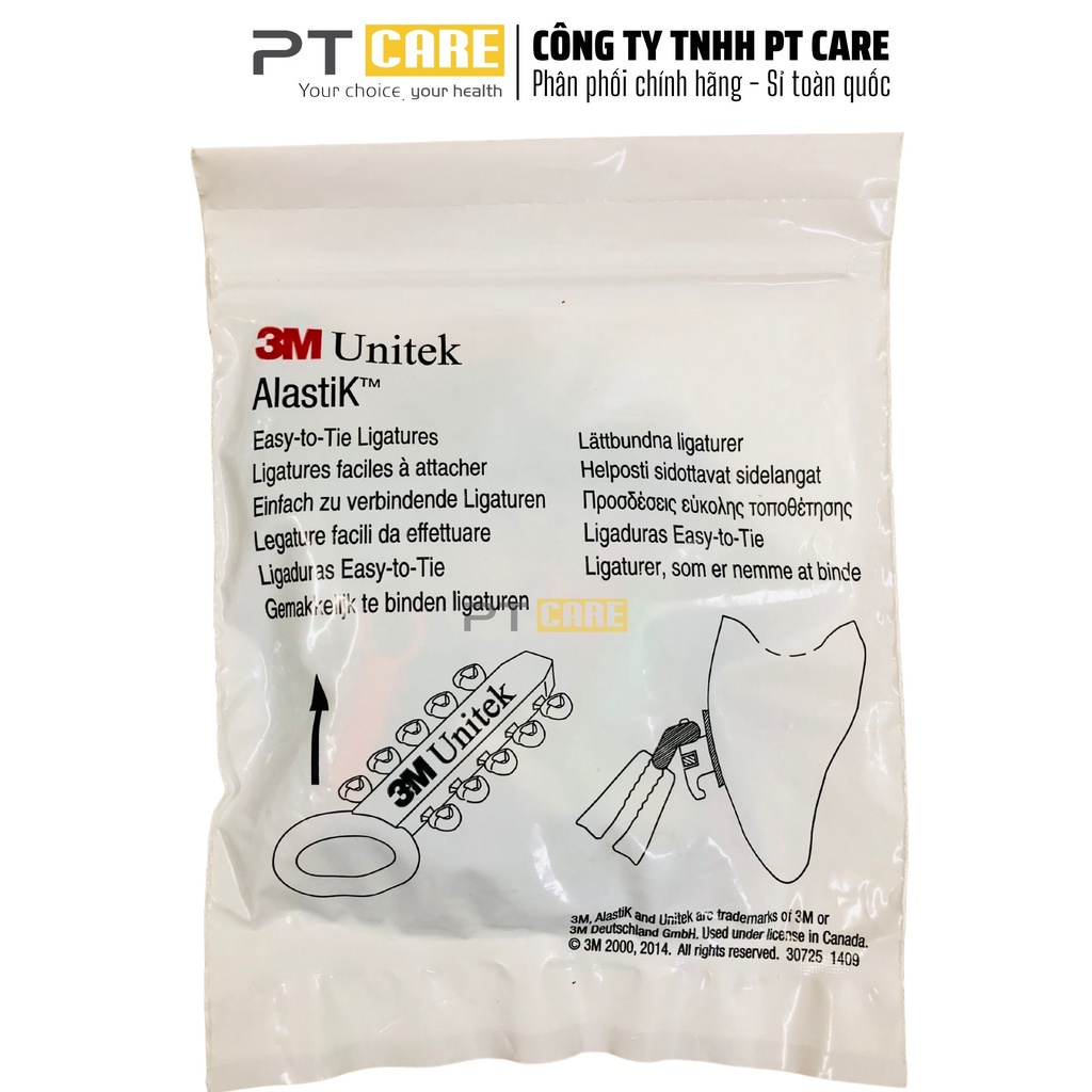 PT CARE | 01 Thanh Chun 3M Buộc Mắc Cài (Thun Đơn, Tại Chỗ, Niềng Răng, Chỉnh Nha)