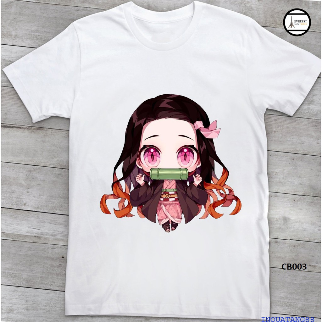 ÁO THUN NAM NỮ - Kimetsu no Yaiba -CHIBI ( nhiễu mẫu)
