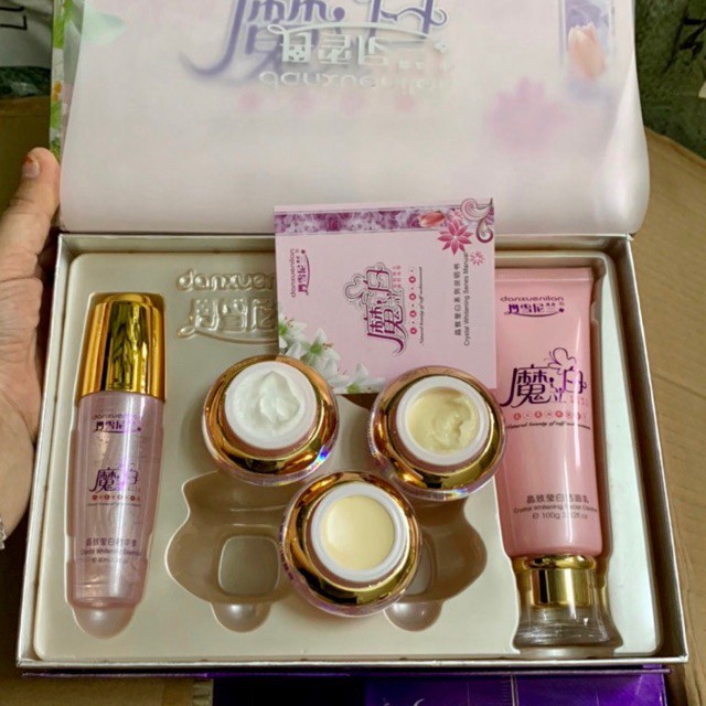 Bộ Mỹ Phẩm Hoàng Cung Hồng Dưỡng Da  5 Món Nội Địa Trung - Kem Chăm Sóc Da Cao Cấp Chính Hãng