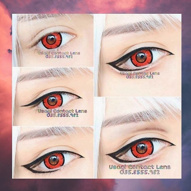 boo red lens cosplay ( Usagi Contact Lens)