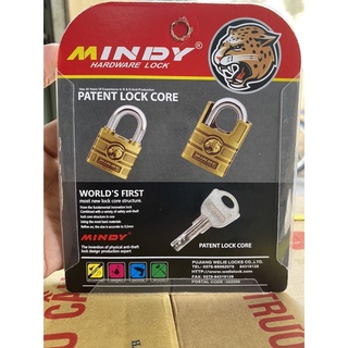 Ổ khoá mindy chống cắt 60mm (đầu hổ)
