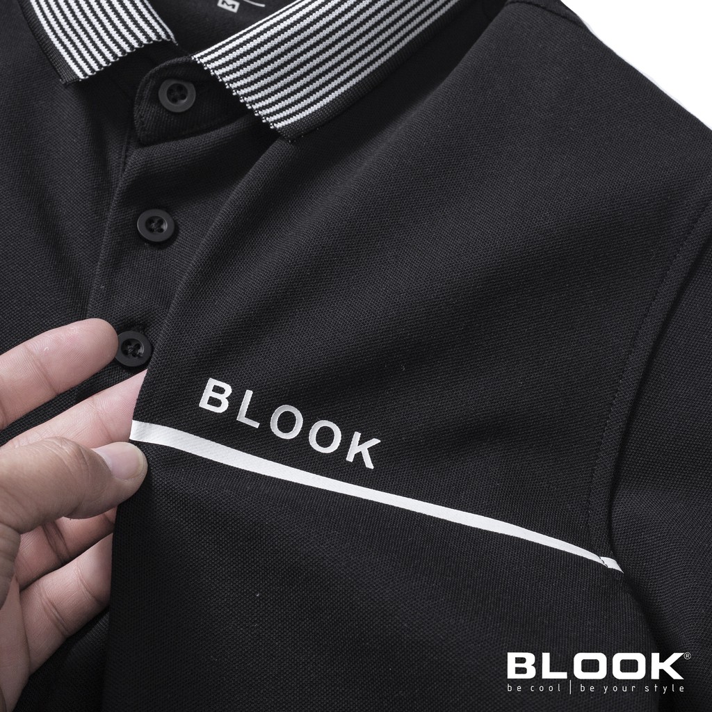 Áo polo nam slimfit BLOOK chất vải thun cá sấu cotton co giản phối kiểu trẻ trung 43833  (HÌNH THẬT) | BigBuy360 - bigbuy360.vn