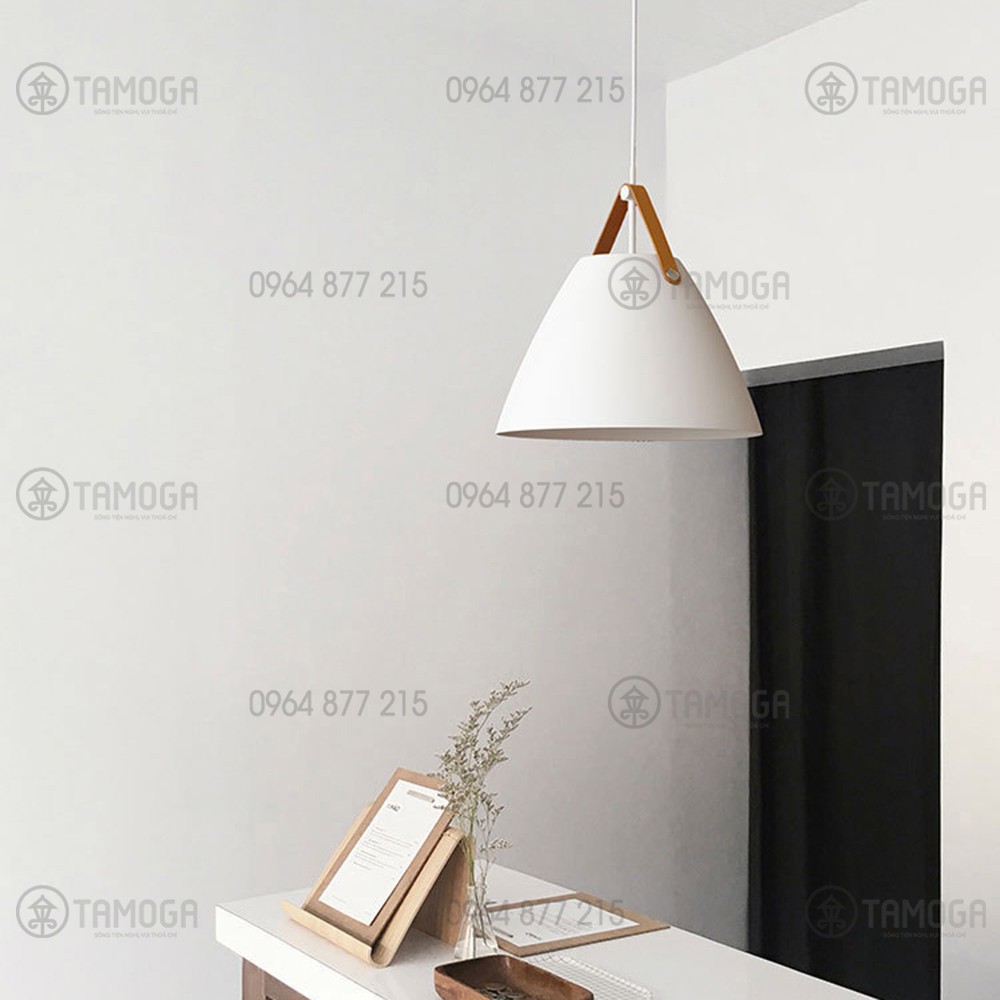 Đèn thả bàn ăn, phòng ngủ, phòng khách, treo trần quai xách da DT 5007