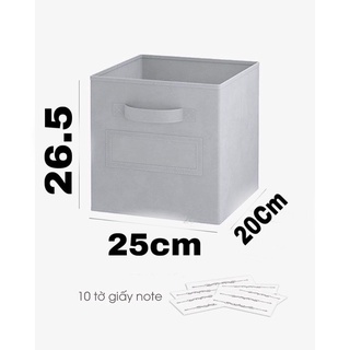 Hộp Vải Kệ Tổ Ong Màu Xám Kích Thước Chuẩn Với Kệ Tổ Ong Của TIỆM