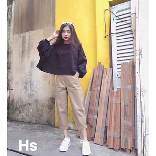 [FREESHIP ĐƠN TỪ 50K] Áo croptop bo tay HSU0719