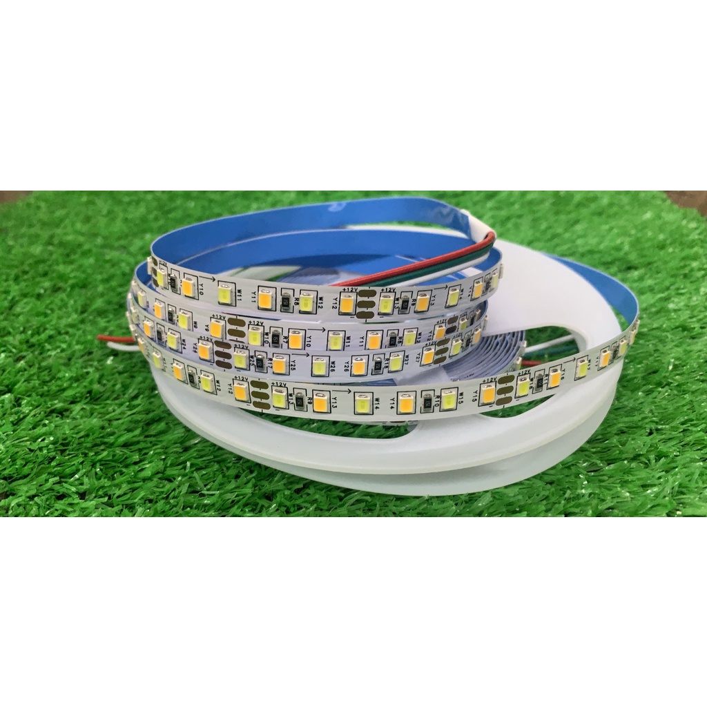 Led dây dán 12V 2835 3 chế độ màu 120 chip/m siêu sáng