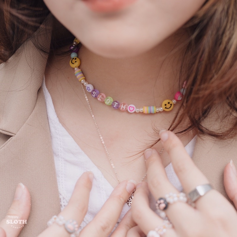 Vòng cổ hạt cườm nhiều màu| Handmade | Beaded necklace